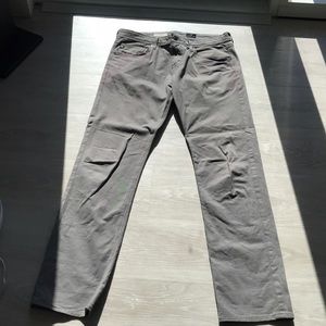 AG matchbox grey twill pants